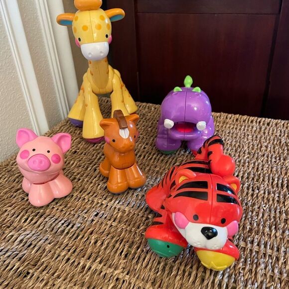 Fisher Price Animal Clickers Moveable Sensory Toys set of 5 - Picture 14 of 14
